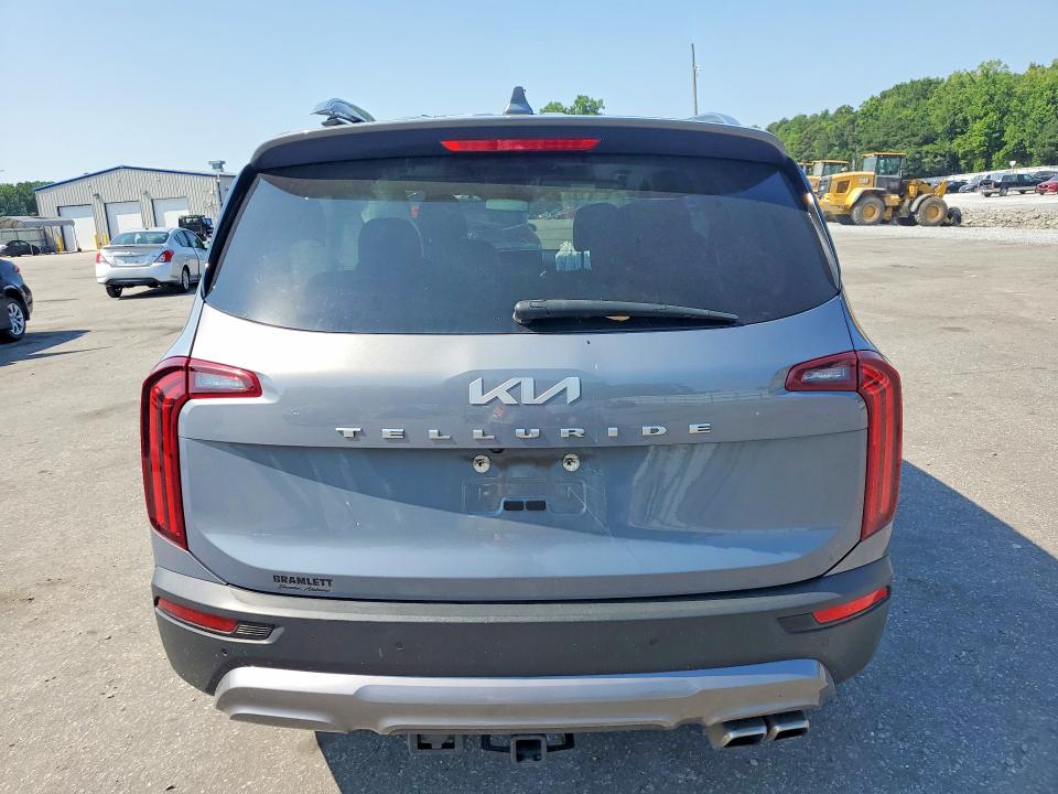 2022 Kia Telluride VIN 5XYP34HC9NG304022 COPART salvage auction — SIDE, Nc - Salvage Certificate Of Title, sold $1,250 on 2026-07-30 (photo 6)