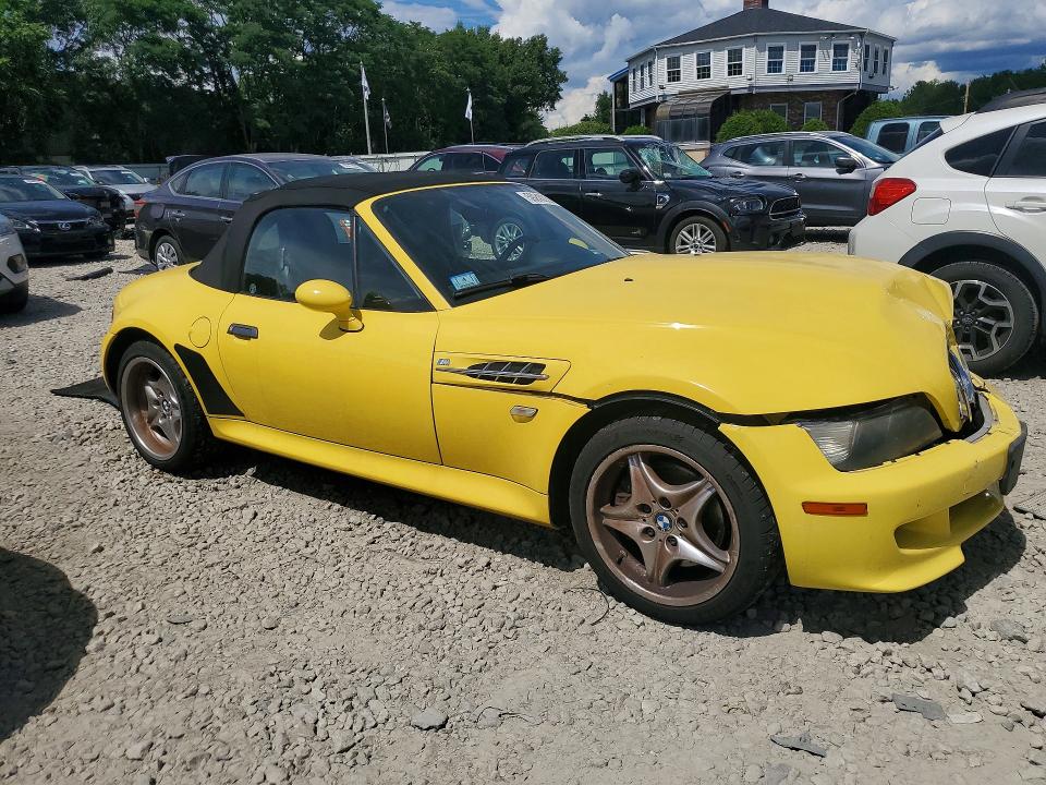 2000 BMW M3 VIN WBSCK9343YLC92002 COPART salvage auction — FRONT END, MA - CERT OF TITLE-RECONSTRCTD COLL, sold $5,800 on 2026-07-23 (photo 4)