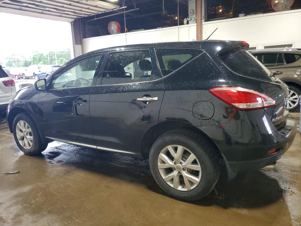 2014 Nissan Murano VIN JN8AZ1MW0EW522778 COPART salvage auction — FRONT END, Mn - Certificate Of Title, sold $525 on 2026-07-28 (photo 2)