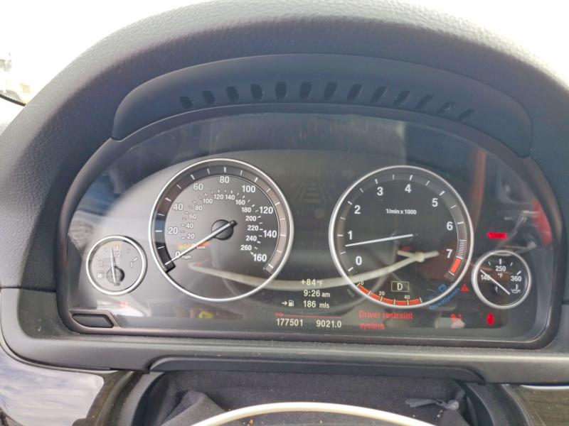2011 BMW 5 series VIN WBAFR1C54BC749394 COPART salvage auction — REAR END, Fl - Certificate Of Title, sold $1,600 on 2026-07-17 (photo 9)