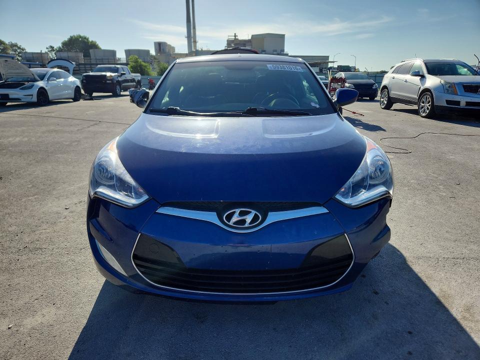 2016 Hyundai Veloster VIN KMHTC6AD9GU302524 COPART salvage auction — REAR END, Ok - Cert Of Title-Salvage, sold $1,400 on 2026-07-15 (photo 5)