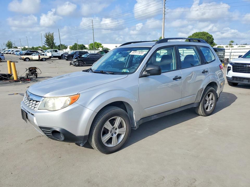 2011 Subaru Forester VIN JF2SHABC3BH717061 COPART salvage auction — SIDE, FL - CERTIFICATE OF TITLE, sold $1,100 on 2026-07-29 (photo 1)
