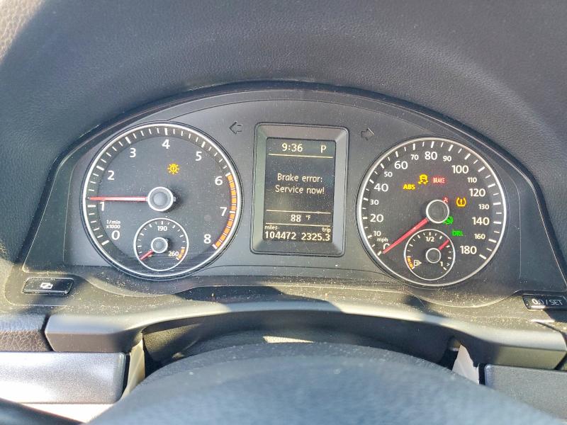 2010 Volkswagen Eos VIN WVWBA7AH7AV019331 COPART salvage auction — FRONT END, Fl - Cert Of Title Slvg Rebuildable, sold $900 on 2026-08-11 (photo 9)