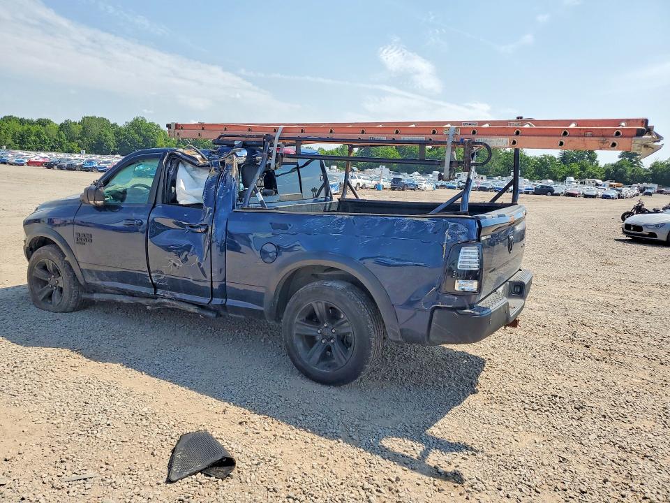 2021 Ram 1500 VIN 1C6RR7GG5MS538574 COPART salvage auction — ROLLOVER, Ny - Mv-907A Salvage Certificate, sold $225 on 2026-09-27 (photo 2)