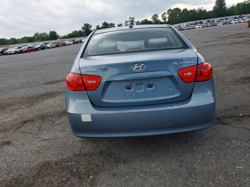 2007 Hyundai Elantra VIN KMHDU46D47U176135 COPART salvage auction — ALL OVER, Pa - Certificate Of Salvage, sold $400 on 2026-07-14 (photo 6)