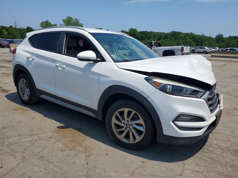 2018 Hyundai Tucson VIN KM8J3CA42JU613337 COPART salvage auction — FRONT END, Ny - Mv-907A Salvage Certificate, sold $2,900 on 2026-07-09 (photo 4)