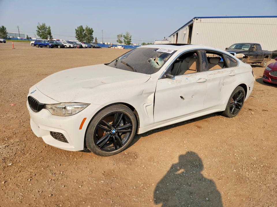 2015 BMW 4 series VIN WBA4B3C54FD669942 COPART salvage auction — VANDALISM, AB - BOS - ACTIVE, sold $1,350 on 2026-08-18 (photo 1)