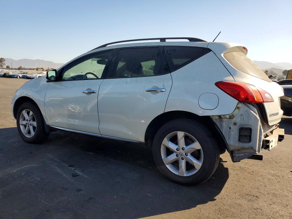 2010 Nissan Murano VIN JN8AZ1MW7AW122856 COPART salvage auction — REAR END, CA - SALVAGE CERTIFICATE, sold $250 on 2026-07-22 (photo 2)