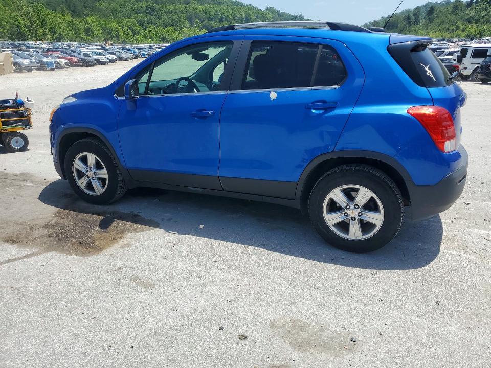 2015 Chevrolet Trax VIN KL7CJRSB8FB103142 COPART salvage auction — SIDE, Wv - Salvage Certificate, sold $950 on 2026-07-16 (photo 2)