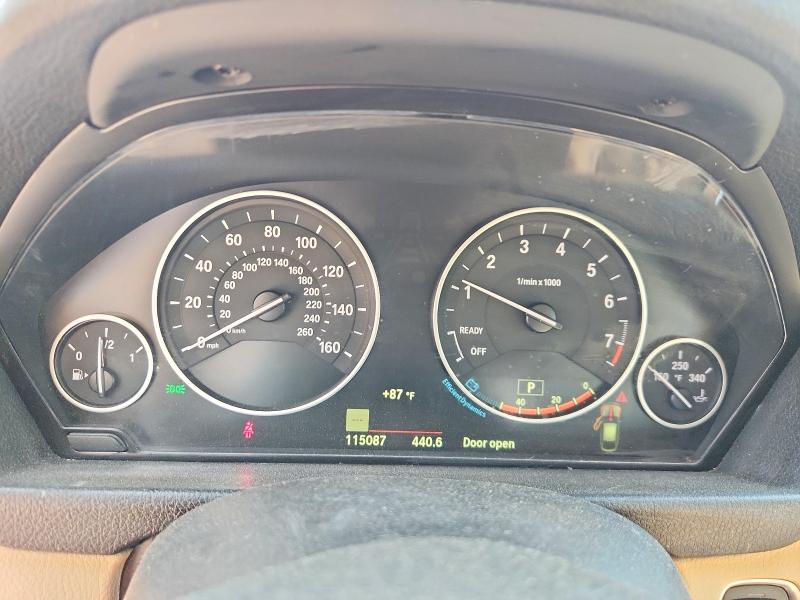 2015 BMW 3er VIN WBA3X5C5XFD561463 COPART salvage auction — FRONT END, Tn - Salvage Certificate, sold $3,450 on 2026-08-19 (photo 9)