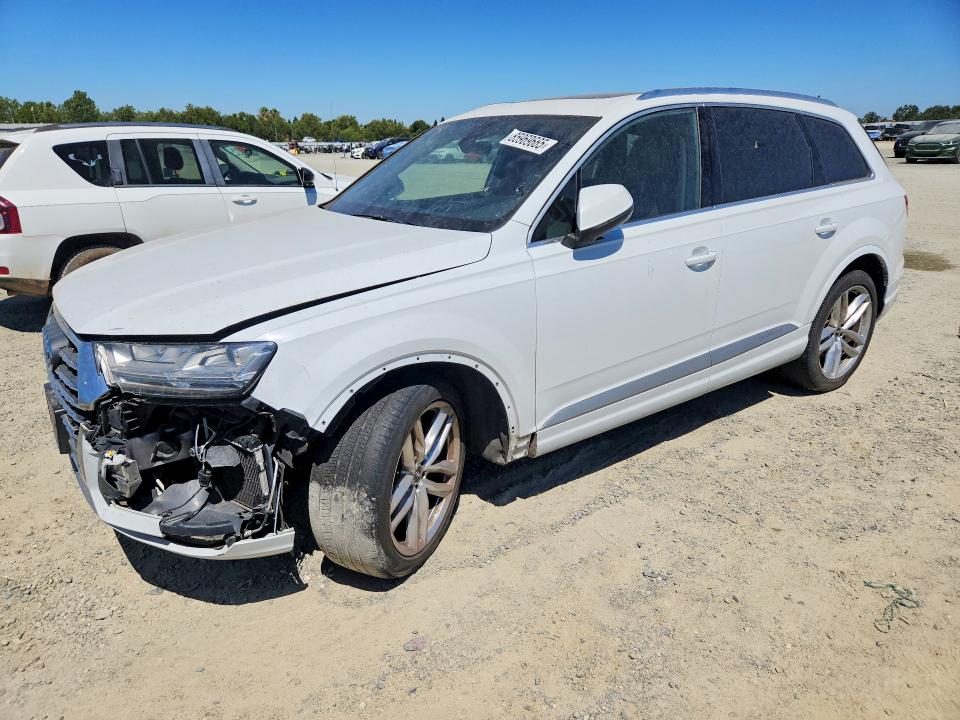 2018 Audi Q7 VIN WA1VAAF78JD017985 COPART salvage auction — FRONT END, Ca - Dis/Dlr/Exp Only Clean Title, sold $4,650 on 2026-09-08 (photo 1)