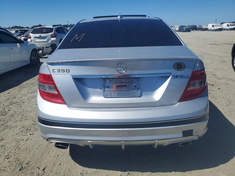 2008 Mercedes-benz C class VIN WDDGF56X38F033376 COPART salvage auction — MINOR DENT/SCRATCHES, Ca - Dis/Dlr/Exp Clean W/Salv Hist (P), sold $900 on 2026-08-13 (photo 6)