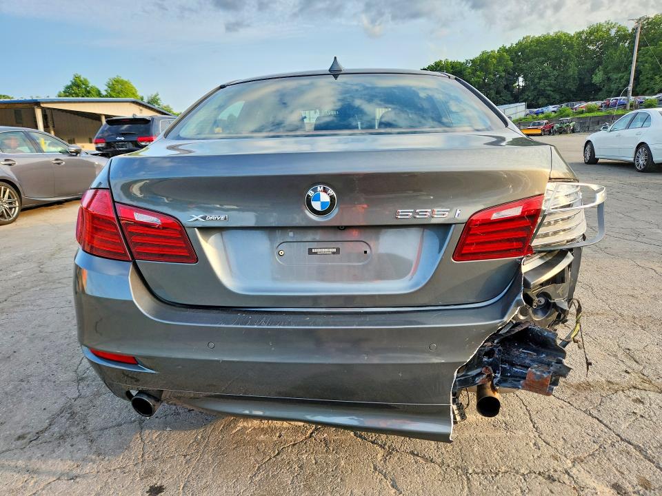 2014 BMW VIN WBA5B3C54ED535483 COPART salvage auction — REAR END, NY - MV-907A SALVAGE CERTIFICATE, sold $4,000 on 2026-08-20 (photo 6)
