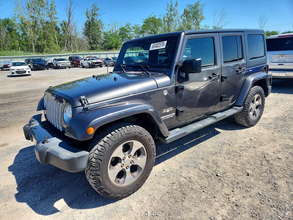 2017 Jeep Wrangler / VIN 1C4BJWEG7HL553026 COPART salvage auction — NORMAL WEAR, Ny - Certificate Of Title (P), sold $9,500 on 2026-08-16 (photo 1)