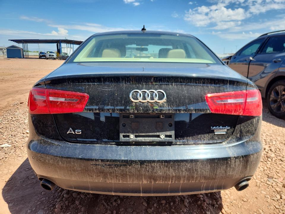 2015 Audi A6 VIN WAUGFAFC3FN008963 COPART salvage auction — MINOR DENT/SCRATCHES, Az - Dealer Only Clean Title, sold $725 on 2026-08-13 (photo 6)