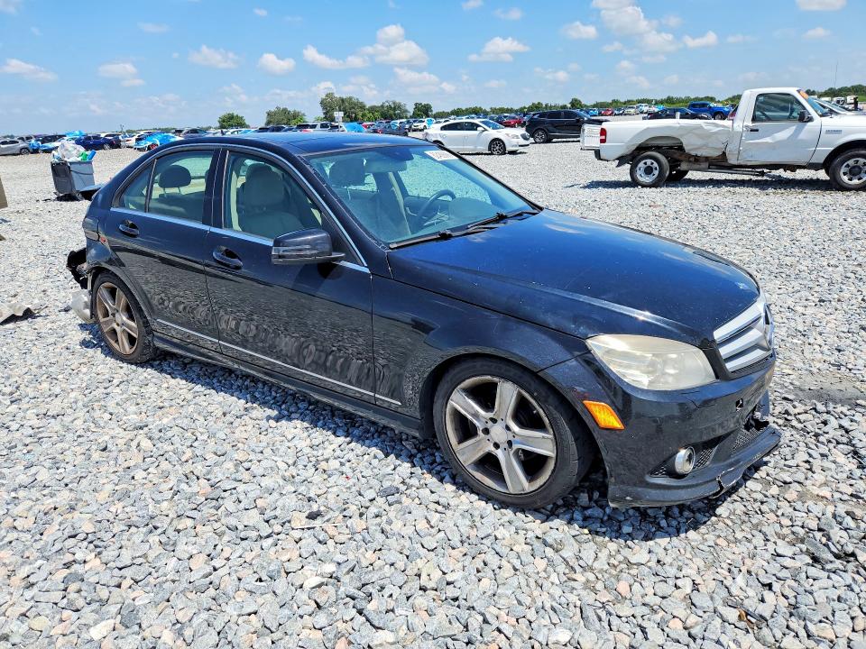 2010 Mercedes-benz C class VIN WDDGF8BB6AR094219 COPART salvage auction — REAR END, FL - CERT OF TITLE SLVG REBUILDABLE, sold $15 on 2026-07-31 (photo 4)