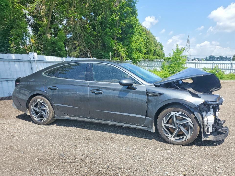 2024 Hyundai Sonata VIN KMHL44JA2RA380705 COPART salvage auction — FRONT END, ON - PERMIT SALVAGE, sold $4,000 on 2026-07-16 (photo 4)