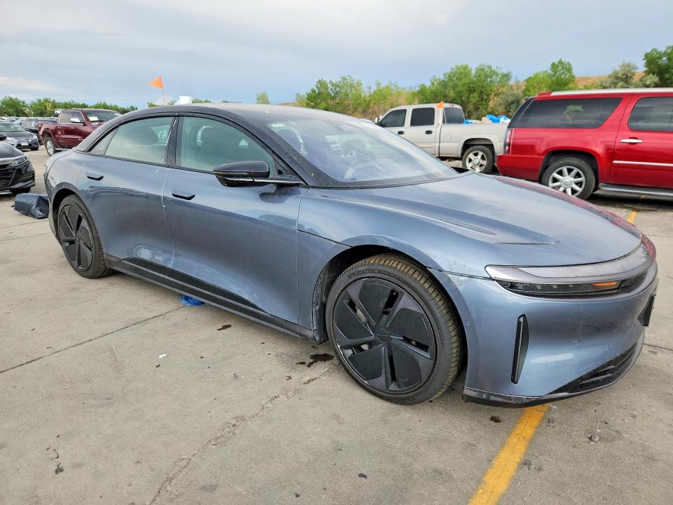 2026 Lucid Air VIN 50EA1TEA9TA034016 COPART salvage auction — REAR END, Co - Public - Salvage Title, sold $21,100 on 2026-09-14 (photo 4)