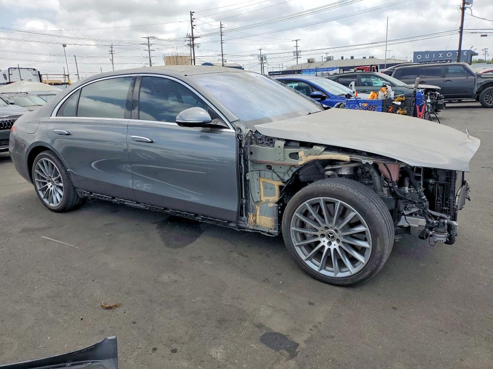 2022 Mercedes-benz S-klasse VIN W1K6G6DB6NA141442 COPART salvage auction — FRONT END, Ca - Salvage Certificate, sold $34,000 on 2026-08-24 (photo 4)