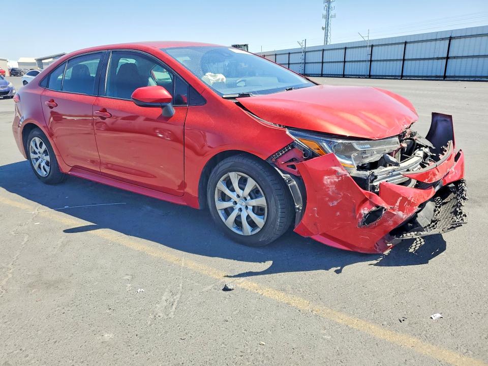 2020 Toyota Corolla VIN 5YFEPRAE4LP090120 COPART salvage auction — FRONT END, Ca - Salvage Certificate, sold $3,600 on 2026-07-23 (photo 4)