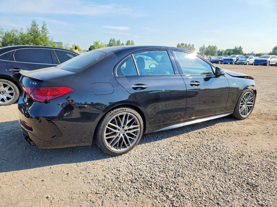 2023 Mercedes-benz C-klasse amg VIN W1KAF8HB4PR124548 COPART salvage auction — FRONT END, ON - PERMIT SALVAGE, sold $23,100 on 2026-08-25 (photo 3)