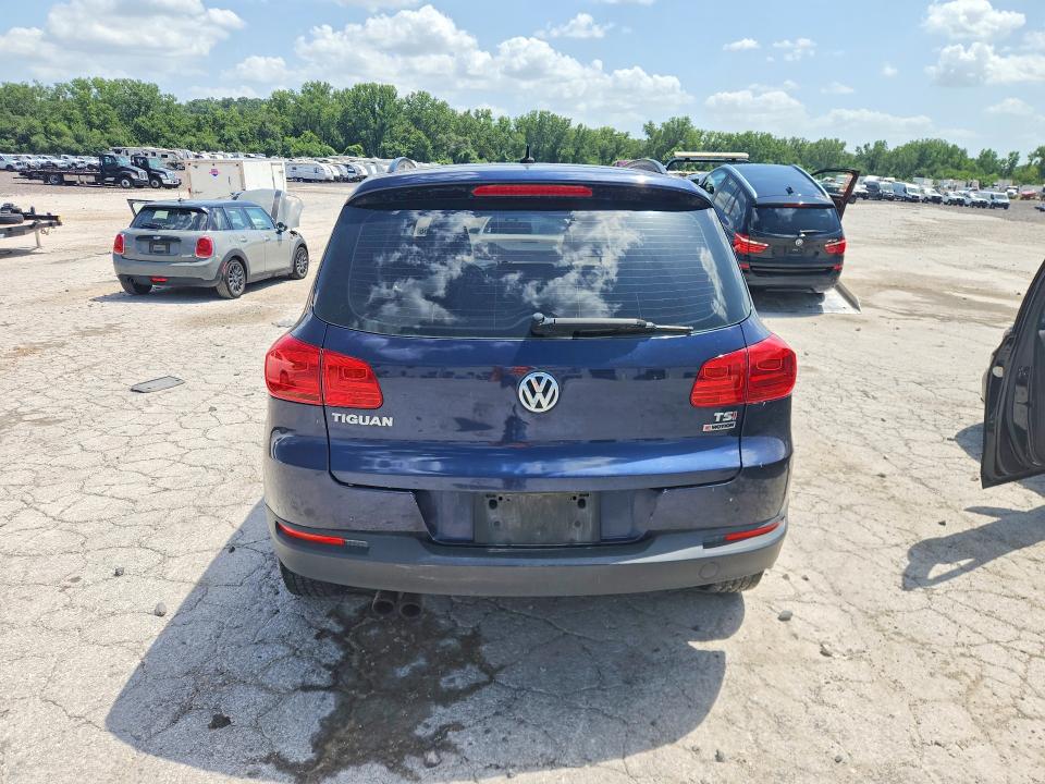 2016 Volkswagen Tiguan VIN WVGBV7AX2GW576299 COPART salvage auction — MECHANICAL, KS - DEALER ONLY CLEAN TITLE, sold $90 on 2026-07-28 (photo 6)