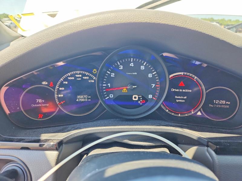 2019 Porsche Cayenne VIN WP1AA2AY4KDA02622 COPART salvage auction — FRONT END, Ny - Mv-907A Salvage Certificate, sold $100 on 2026-07-29 (photo 9)