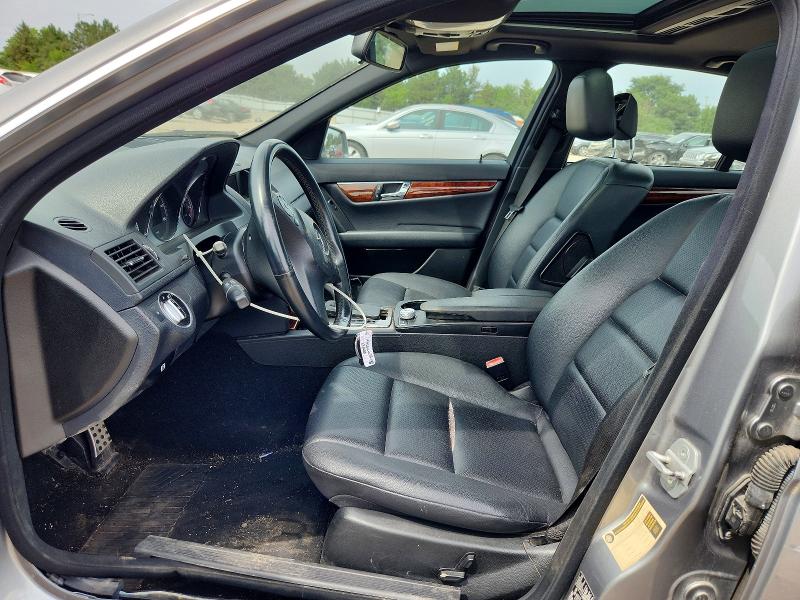 2011 Mercedes-benz C-klasse VIN WDDGF8BB7BR133630 COPART salvage auction — WATER/FLOOD, Il - Salvage Cert-Flood, sold $725 on 2026-08-20 (photo 7)