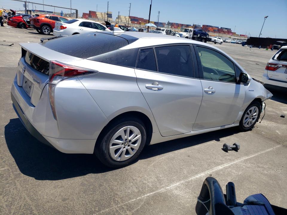2016 Toyota Prius VIN JTDKBRFU4G3513584 COPART salvage auction — FRONT END, Ca - Salvage Certificate, sold $2,400 on 2026-07-15 (photo 3)