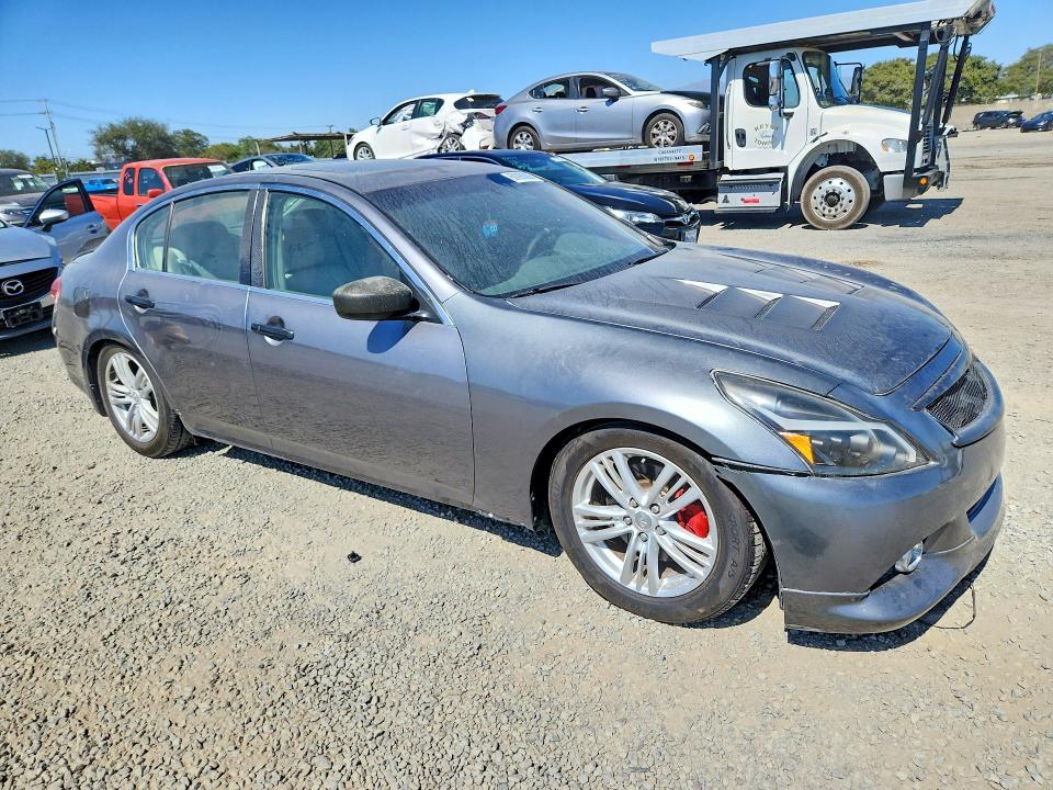 2010 Infiniti G37 VIN JN1CV6AP6AM406438 COPART salvage auction — FRONT END, CA - LIEN PAPERS-CLEAN OR AC, sold $3,100 on 2026-07-17 (photo 4)