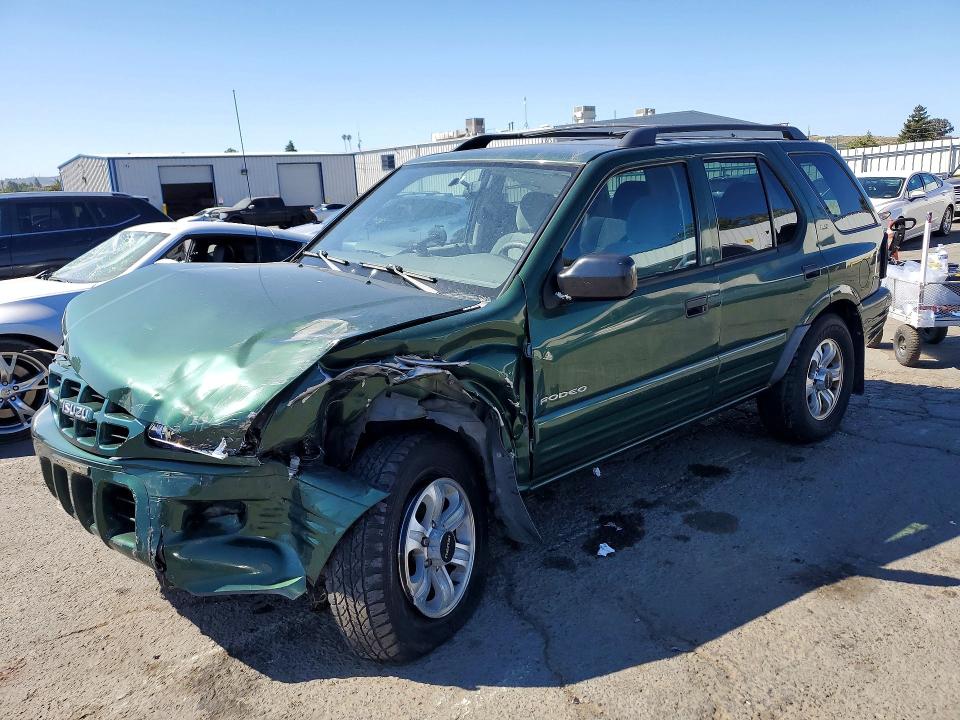 2001 Isuzu Rodeo VIN 4S2CK58W314302782 COPART salvage auction — FRONT END, CA - SALVAGE CERTIFICATE, sold $125 on 2026-07-31 (photo 1)
