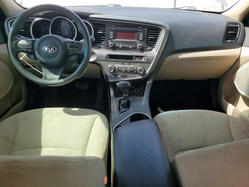 2015 Kia Optima VIN KNAGM4A74F5556424 COPART salvage auction — MINOR DENT/SCRATCHES, Tx - Cert Of Title-Rebuilt Salvage, sold $1,250 on 2026-07-27 (photo 8)