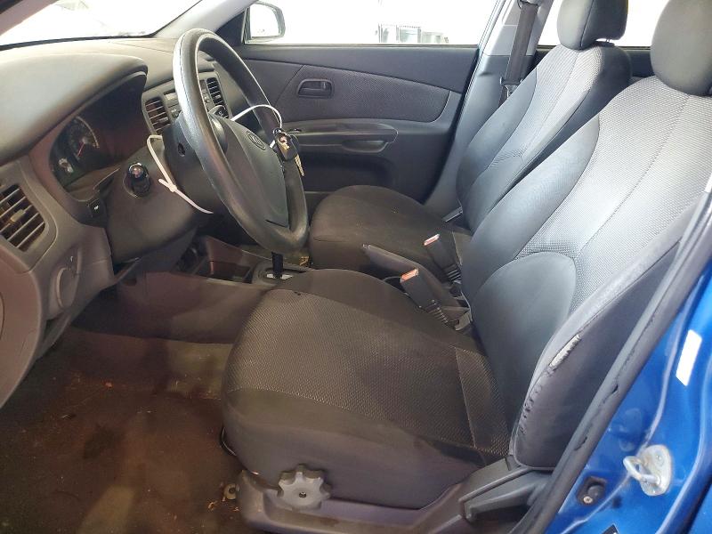 2009 Kia Rio VIN KNADE223796544993 COPART salvage auction — MINOR DENT/SCRATCHES, Ky - Certificate Of Title, sold $275 on 2026-07-27 (photo 7)