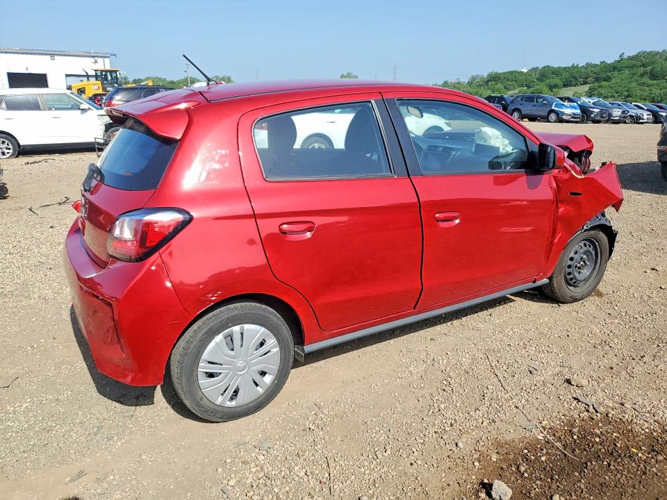 2024 Mitsubishi Mirage VIN ML32AUHJ7RH018135 COPART salvage auction — FRONT END, IN - CERT OF TITLE-SALVAGE TITLE (P), sold $1,650 on 2026-07-08 (photo 3)