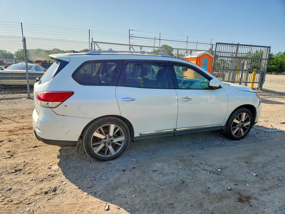 2015 Nissan Pathfinder VIN 5N1AR2MM0FC655183 COPART salvage auction — FRONT END, Wv - Certificate Of Title, sold $375 on 2026-07-09 (photo 3)