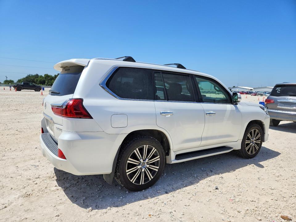 2020 Lexus Lx VIN JTJDY7AX4L4314484 COPART salvage auction — NORMAL WEAR, TX - CERTIFICATE OF TITLE (P), sold $38,000 on 2026-07-27 (photo 3)