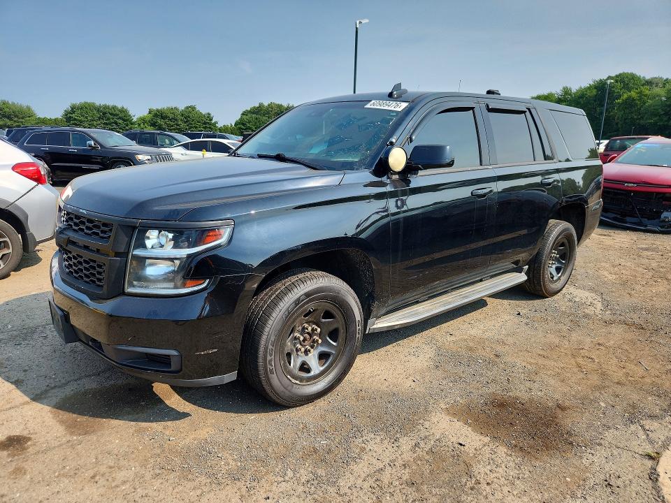 2018 Chevrolet Tahoe VIN 1GNSKDEC7JR259604 COPART salvage auction — MINOR DENT/SCRATCHES, MA - CERTIFICATE OF TITLE (P), sold $8,300 on 2026-07-27 (photo 1)