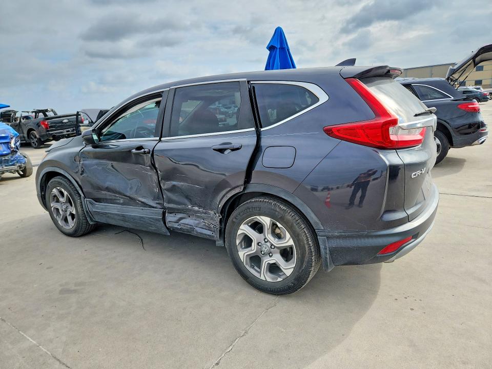2019 Honda Cr-v VIN 7FARW1H54KE031904 COPART salvage auction — SIDE, TX - SALVAGE VEHICLE TITLE, sold $7,000 on 2026-08-22 (photo 2)