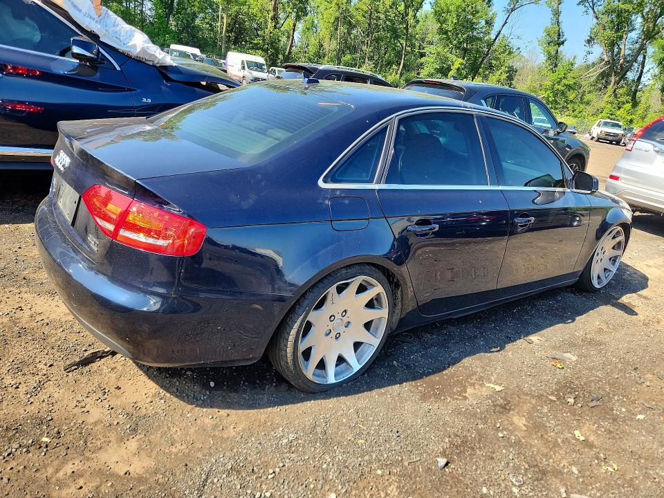 2010 Audi A4 VIN WAUFFAFL1AN034367 COPART salvage auction — MECHANICAL, CT - CERT OF TITLE-SALVAGE, sold $450 on 2026-07-14 (photo 3)