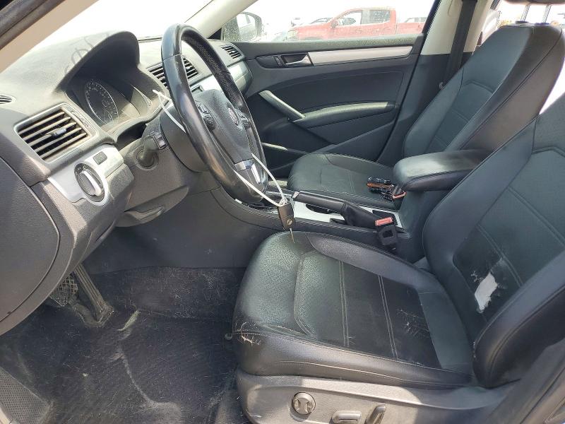 2013 Volkswagen Passat VIN 1VWBP7A39DC111668 COPART salvage auction — FRONT END, Salvage Title, sold $375 on 2026-08-21 (photo 7)