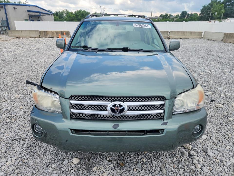 2007 Toyota Highlander VIN JTEDW21A070021293 COPART salvage auction — FRONT END, OH - CERT OF TITLE-SALVAGE, sold $475 on 2026-07-28 (photo 5)
