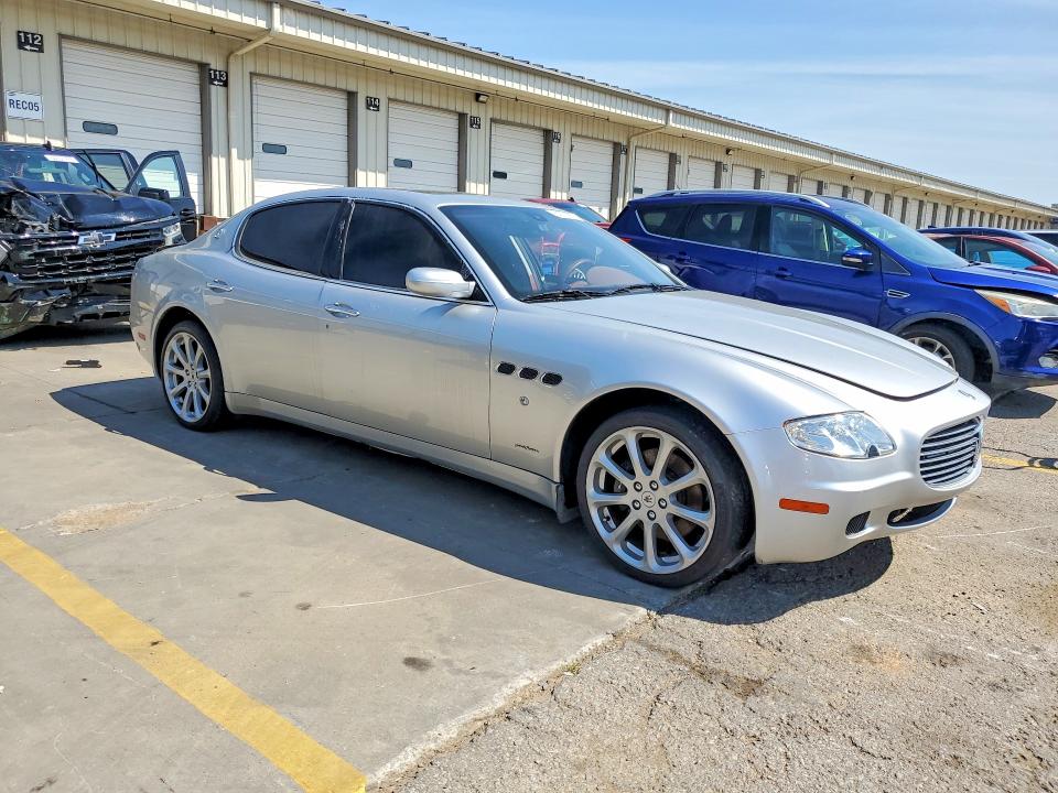 2005 Maserati Quattroporte VIN ZAMCE39A750014721 COPART salvage auction — REAR END, KY - CERTIFICATE OF TITLE, sold $400 on 2026-08-06 (photo 4)