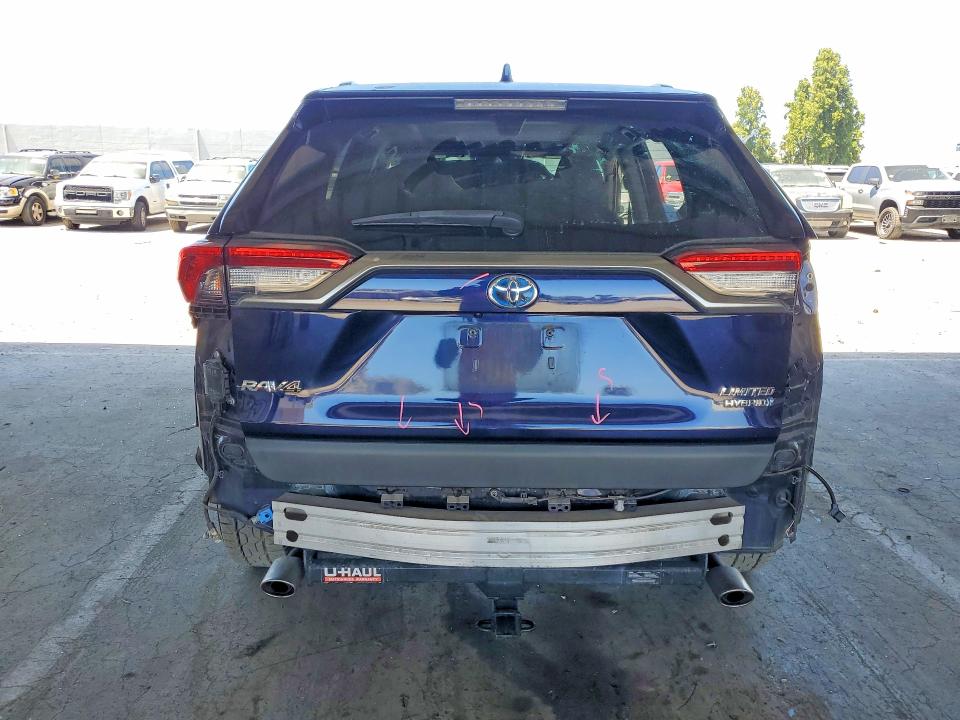 2019 Toyota Rav4 VIN JTMDWRFV0KD519665 COPART salvage auction — SIDE, CA - SALVAGE CERTIFICATE, sold $8,600 on 2026-07-23 (photo 6)