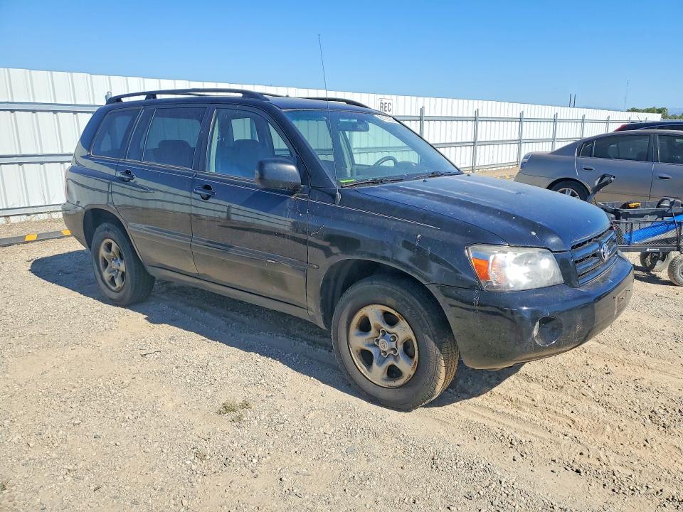2007 Toyota Highlander VIN JTEEP21AX70202290 COPART salvage auction — MINOR DENT/SCRATCHES, Ca - Dis/Dlr/Exp Only Clean Title, sold $725 on 2026-07-17 (photo 4)