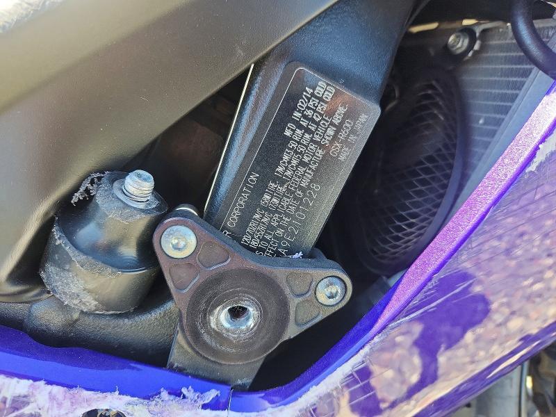 2014 Suzuki Gsx-r VIN JS1GN7FA9E2101228 COPART salvage auction — SIDE, Ca - Salvage Certificate, sold $1,950 on 2026-07-16 (photo 9)