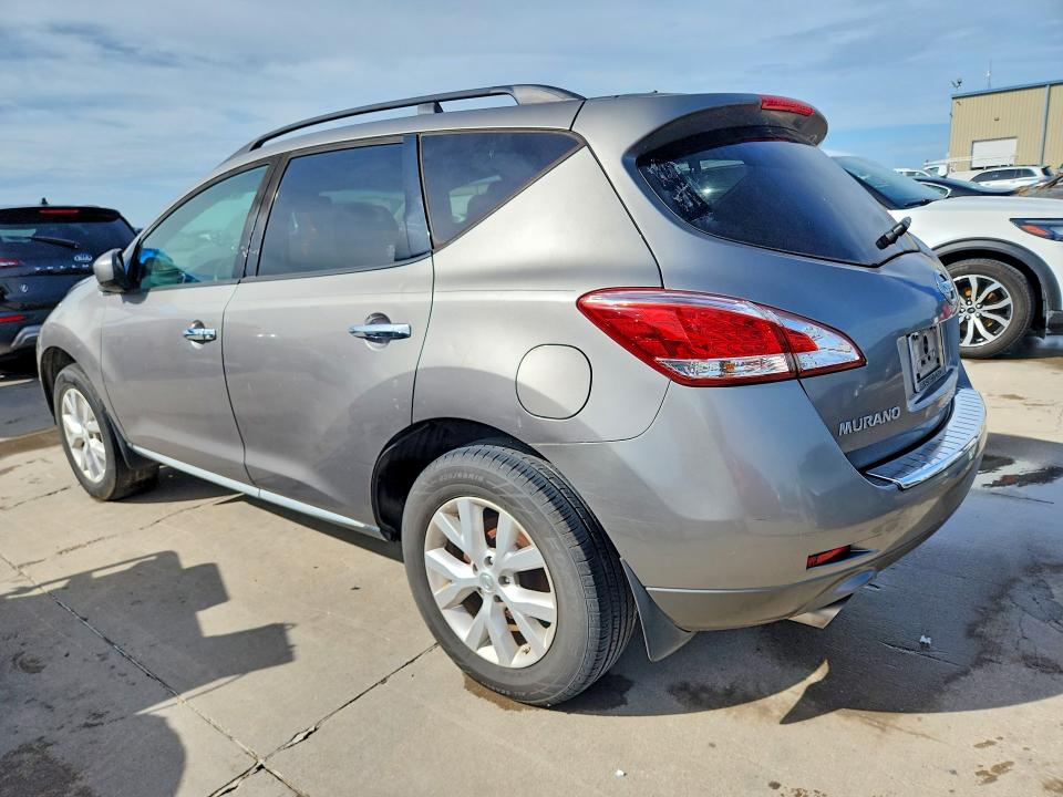 2011 Nissan Murano VIN JN8AZ1MU7BW055868 COPART salvage auction — MINOR DENT/SCRATCHES, Tx - Certificate Of Title, sold $250 on 2026-07-30 (photo 2)
