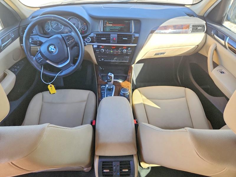 2017 BMW X3 VIN 5UXWX9C36H0T22202 COPART salvage auction — MECHANICAL, CA - SALVAGE CERTIFICATE, sold $200 on 2026-07-28 (photo 8)
