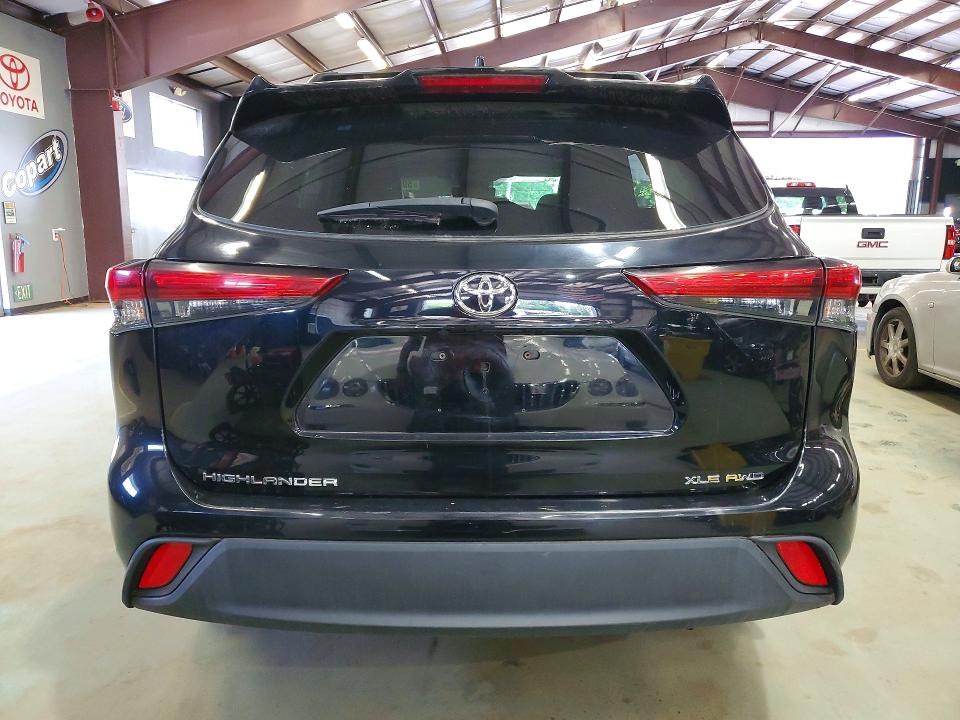 2023 Toyota Highlander VIN 5TDKDRBHXPS022485 COPART salvage auction — MINOR DENT/SCRATCHES, Ct - Certificate Of Title, sold $26,500 on 2026-07-08 (photo 6)