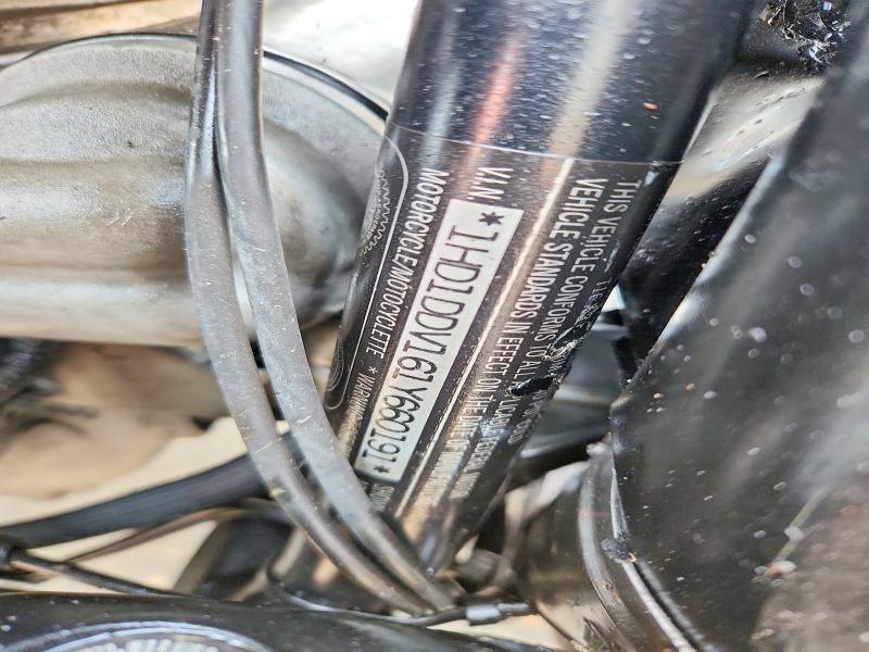 2001 Harley-davidson Flht VIN 1HD1DDV161Y660191 COPART salvage auction — FRONT END, Or - Salvage Title Certificate, sold $525 on 2026-09-28 (photo 9)