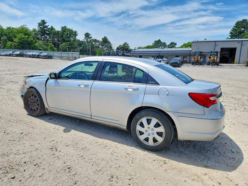 2012 Chrysler 200 VIN 1C3CCBAB0CN100885 COPART salvage auction — FRONT END, Ma - Cert Of Title-Reconstrctd Coll, sold $325 on 2026-07-23 (photo 2)